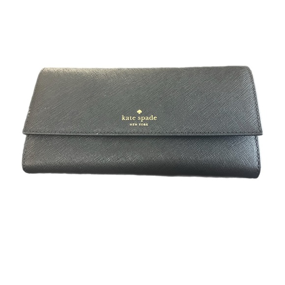 Kate Spade Rectangular Noir Wallet w/Cell Phone Holder - Picture 1 of 6